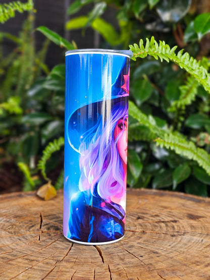 Stainless Steel Tumbler | Neon Witch