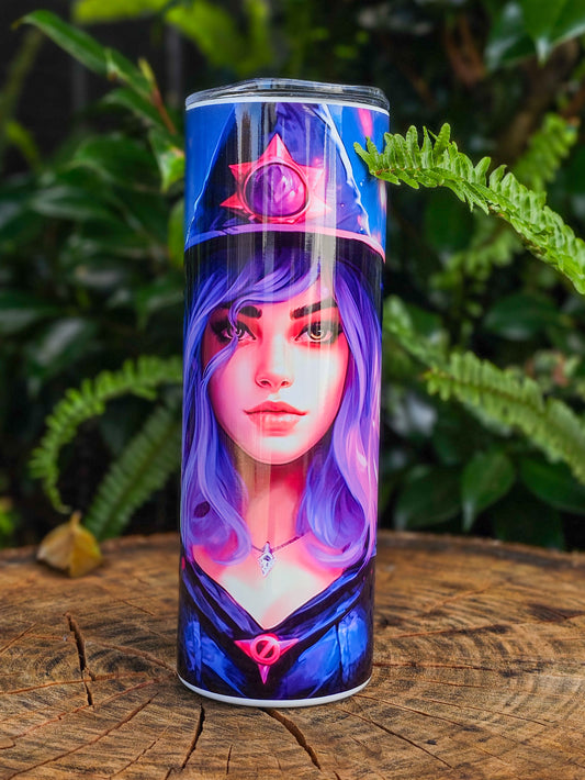 Stainless Steel Tumbler | Neon Witch